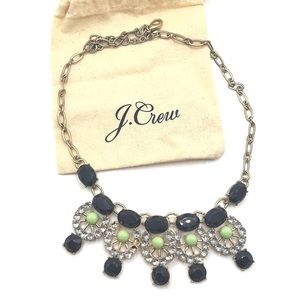 JCrew Statement Necklace - Navy & Green